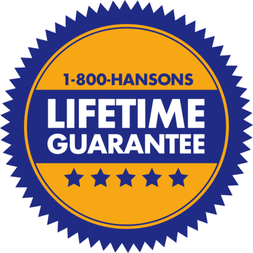 hansons lifetime guarantee